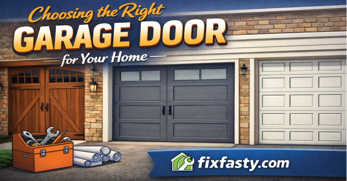 Choosing the Right Garage Door for Your Home