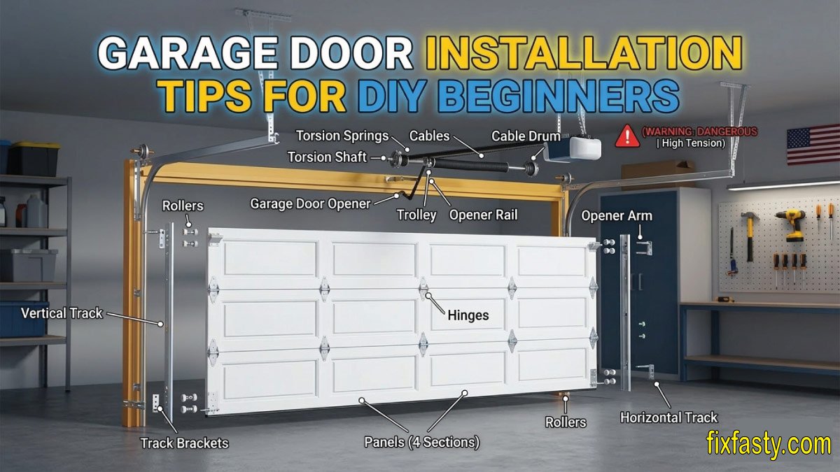 Garage Door Installation Tips for DIY Beginners
