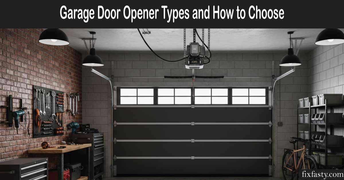 Garage Door Opener Types and How to Choose