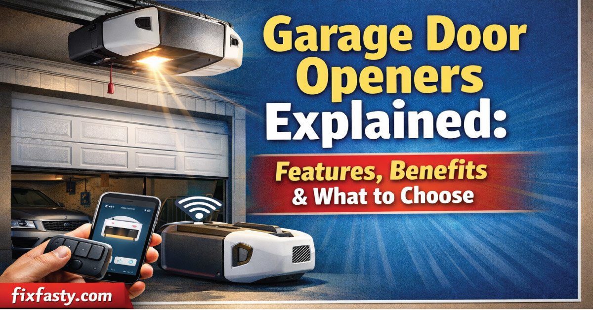 Garage Door Openers Explained: Features, Benefits & What to Choose