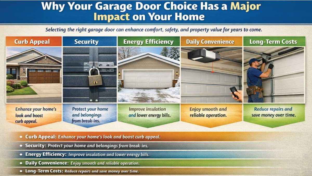 Why Your Garage Door Choice Has a Major Impact on Your Home