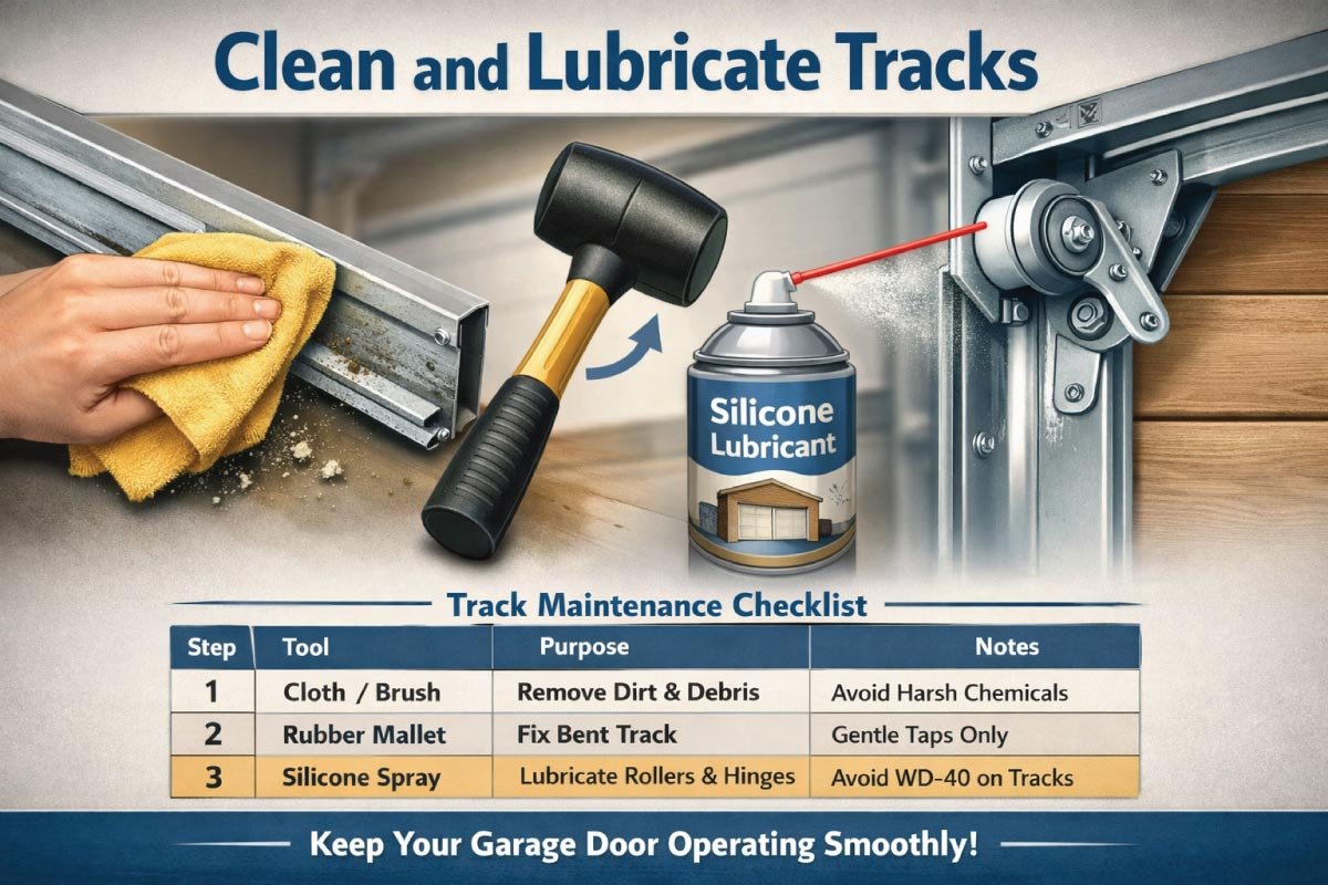 Clean and Lubricate Tracks