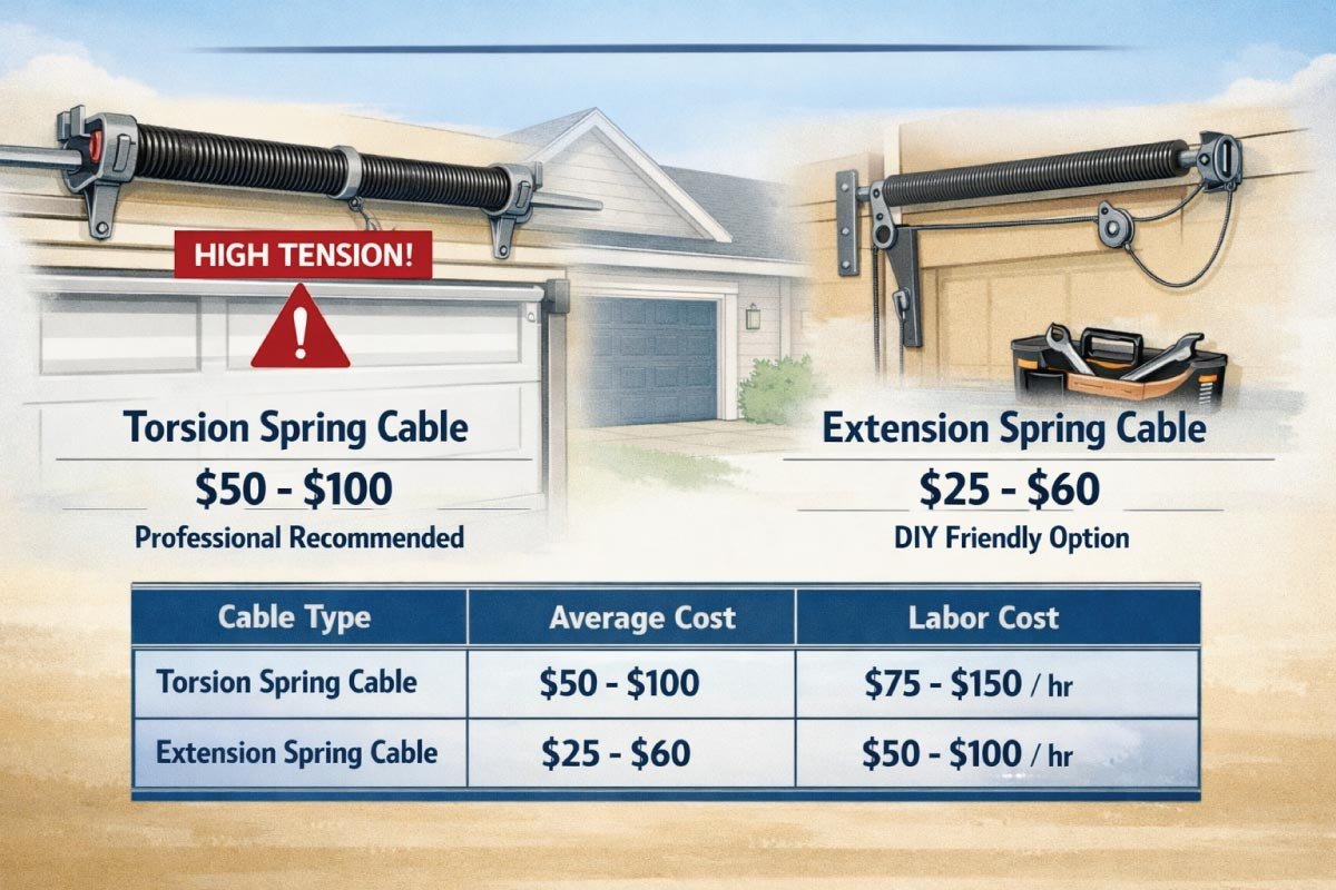 Costs of Garage Door Cable Repair