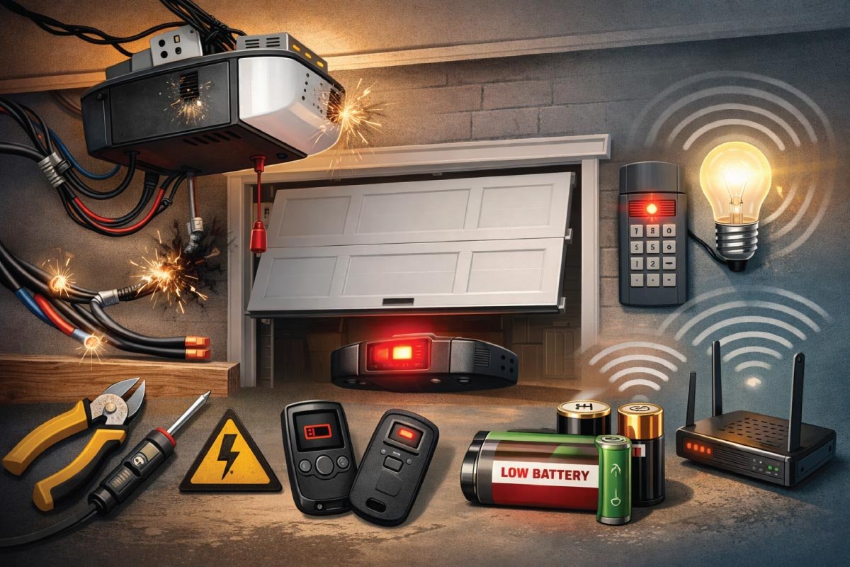Electrical Issues – Opener Motor, Wiring, and Remote Controls