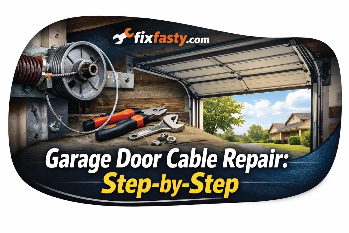 Garage Door Cable Repair: Step-by-Step