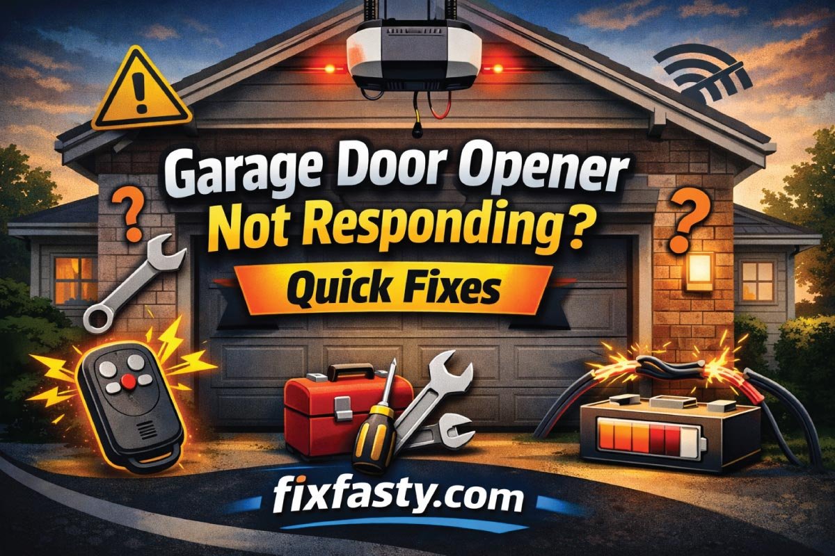 Garage Door Opener Not Responding? Quick Fixes