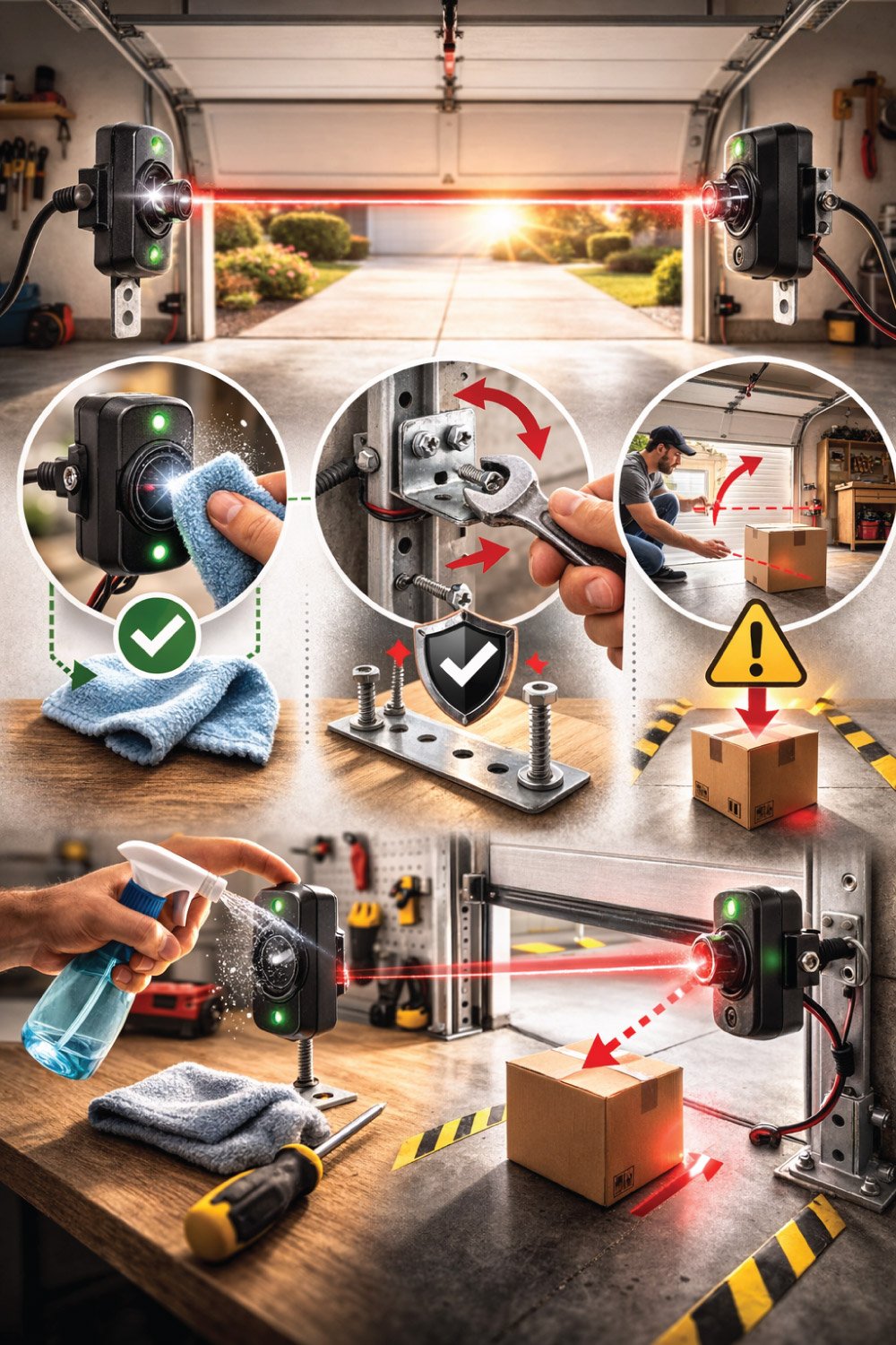 Maintenance Tips for Garage Door Sensors