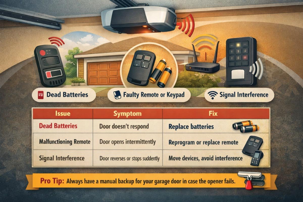 Remote Control or Keypad Problems