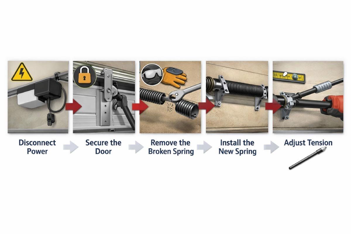 Step-by-Step Broken Spring Repair Guide