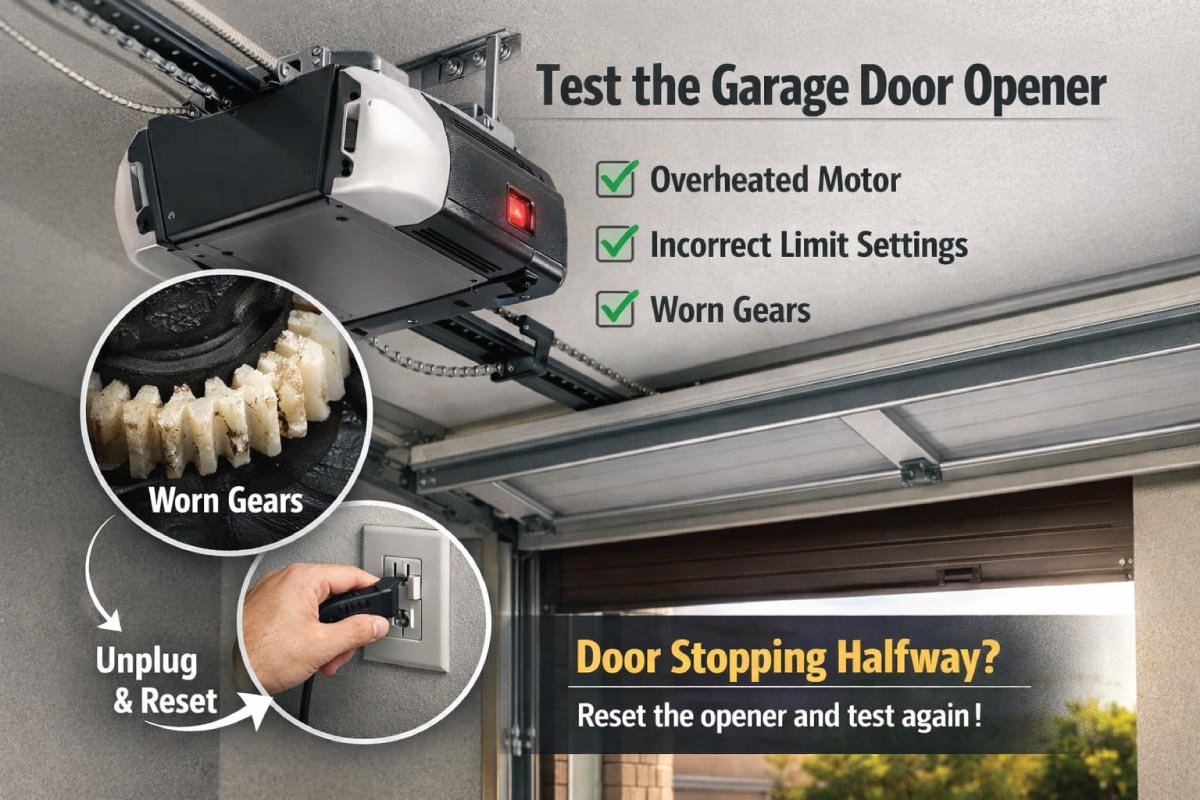 Test the Garage Door Opener