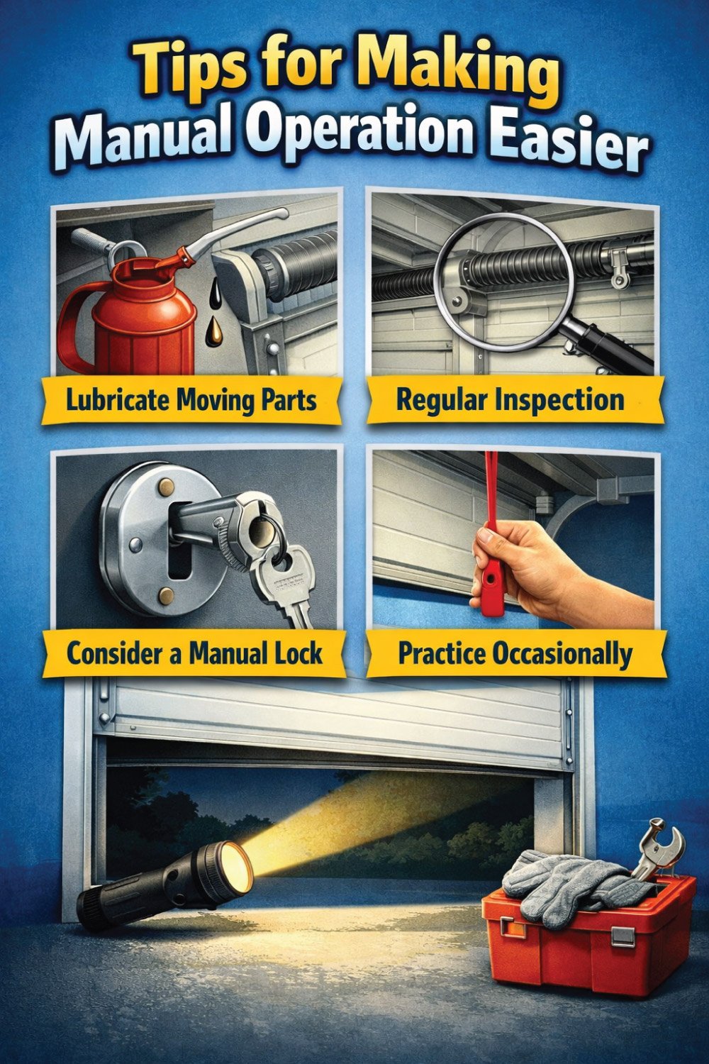 Tips for Making Manual Operation Easier