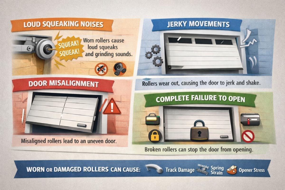 Why Garage Door Rollers Matter
