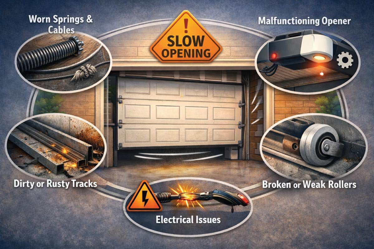 Why Your Garage Door Might Be Opening Slowly