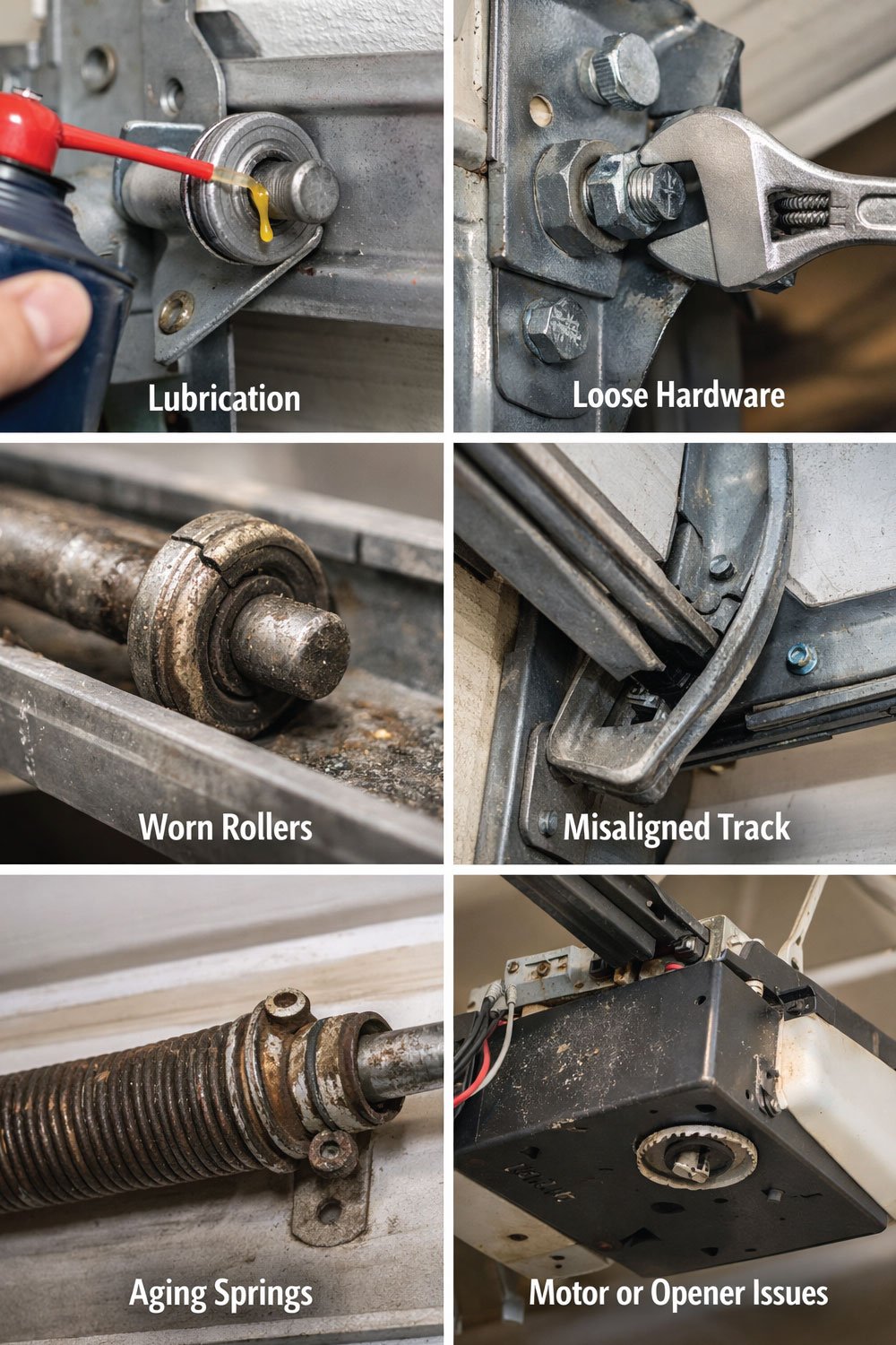 Common Causes of Garage Door Noise
