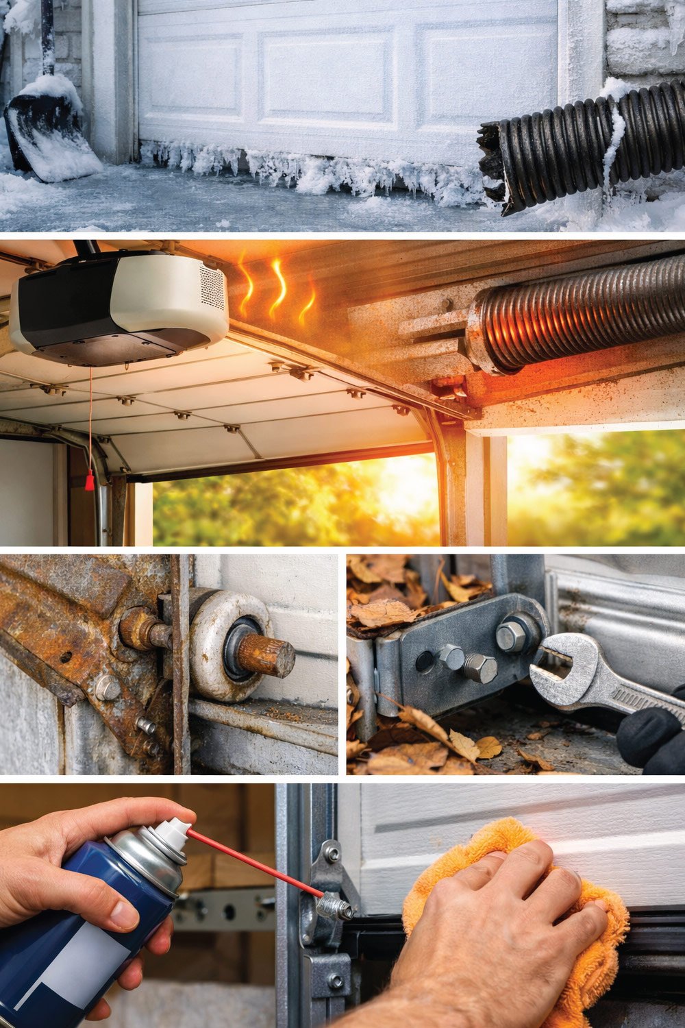 Common Seasonal Garage Door Problems