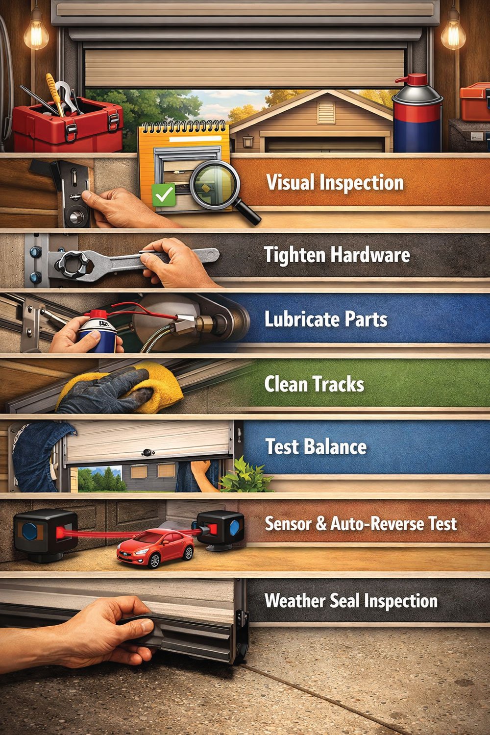 DIY Maintenance Schedule for Garage Doors