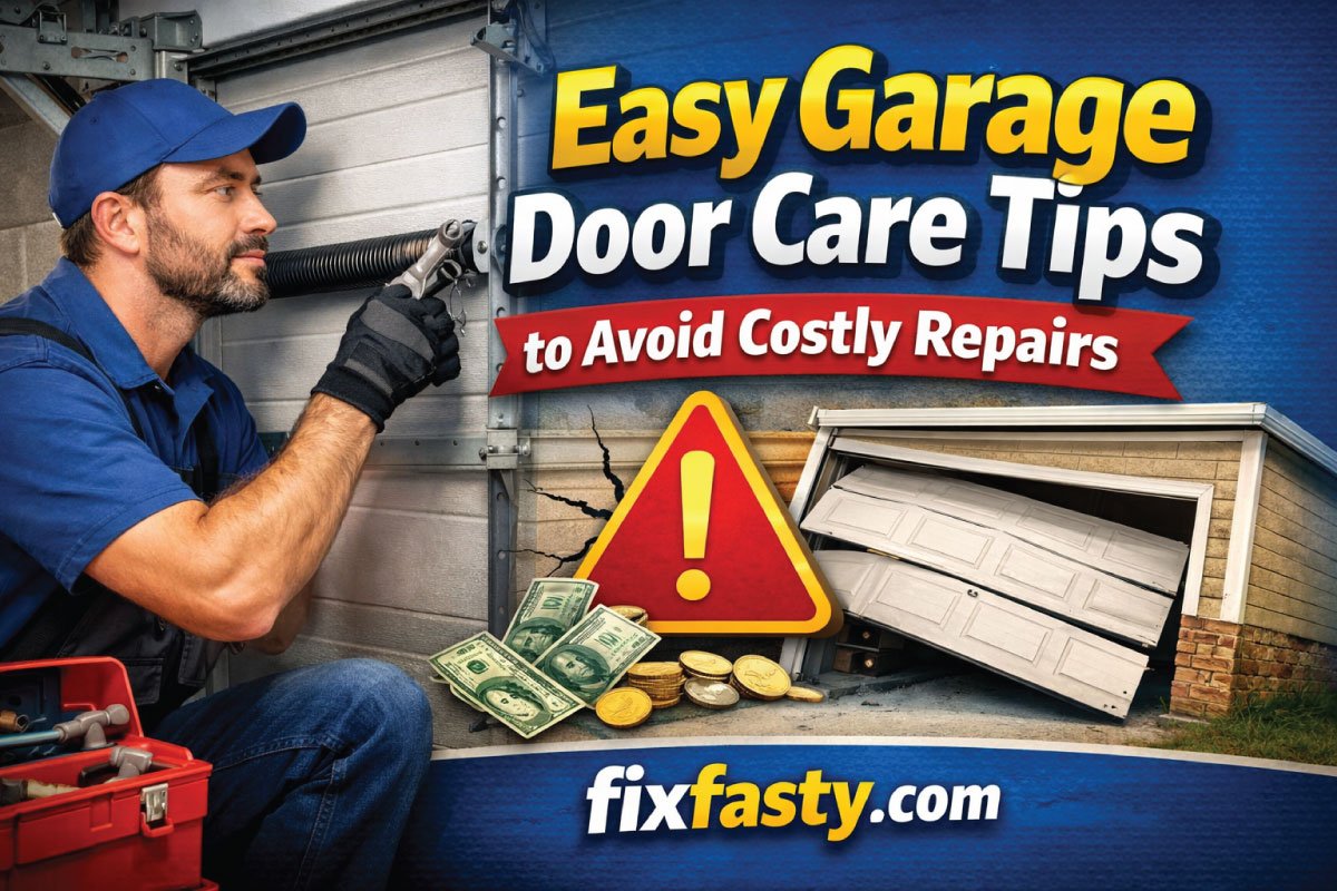 Easy Garage Door Care Tips to Avoid Costly Repairs
