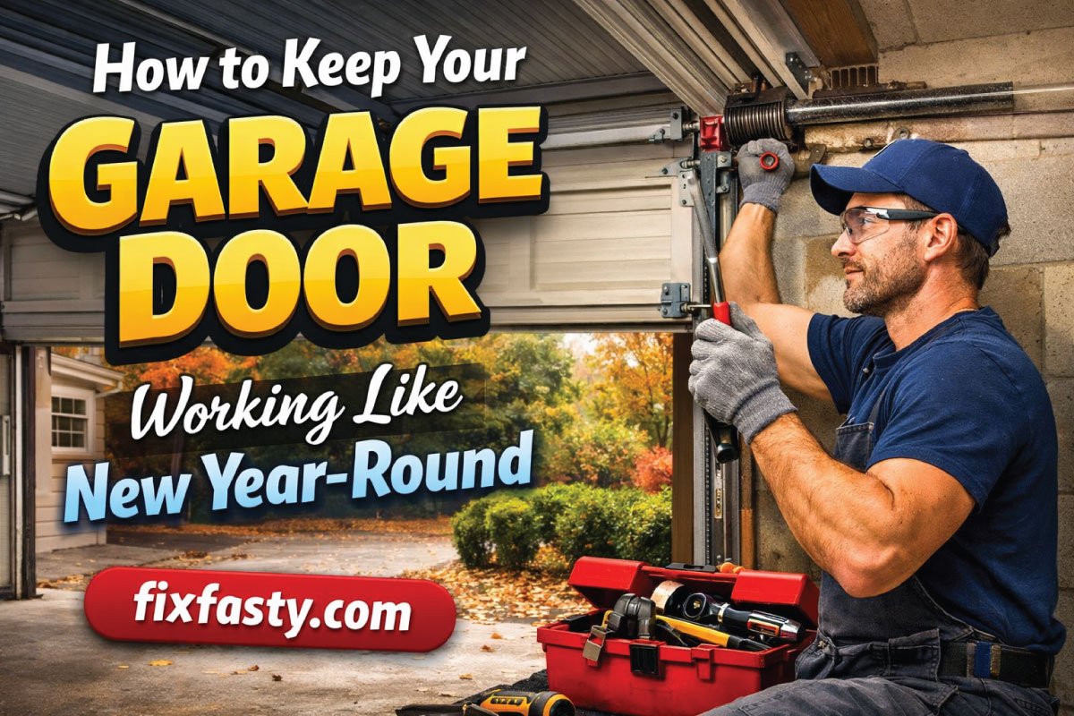 How to Keep Your Garage Door Working Like New Year-Round
