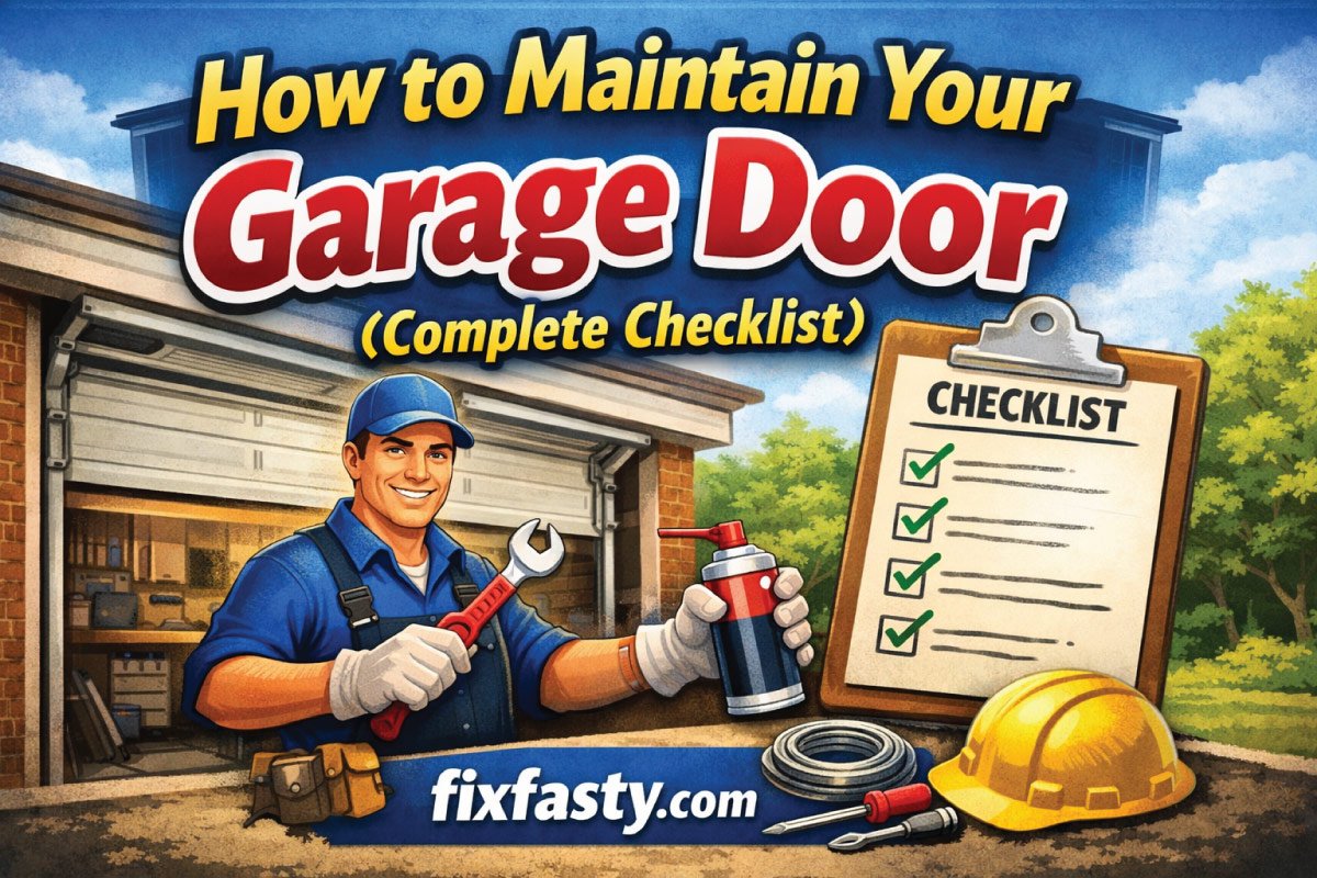 How to Maintain Your Garage Door (Complete Checklist)