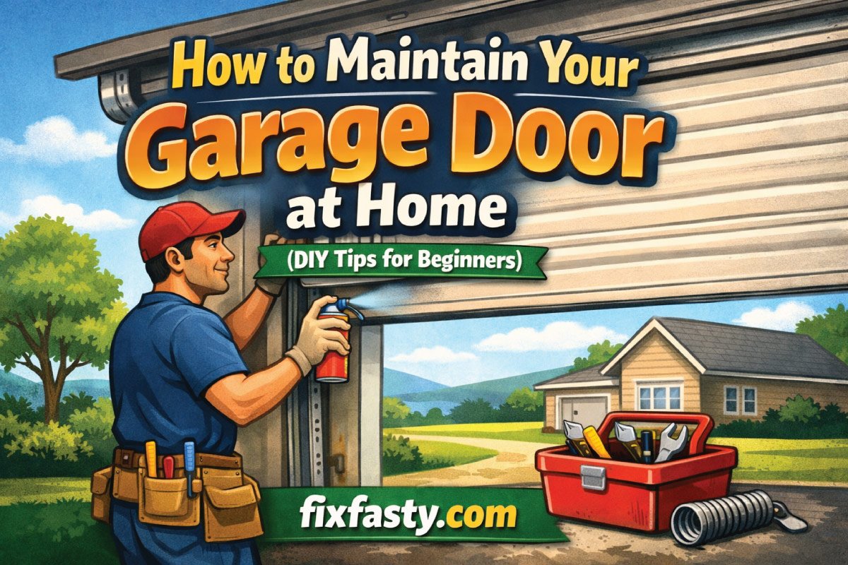 How to Maintain Your Garage Door at Home (DIY Tips for Beginners)