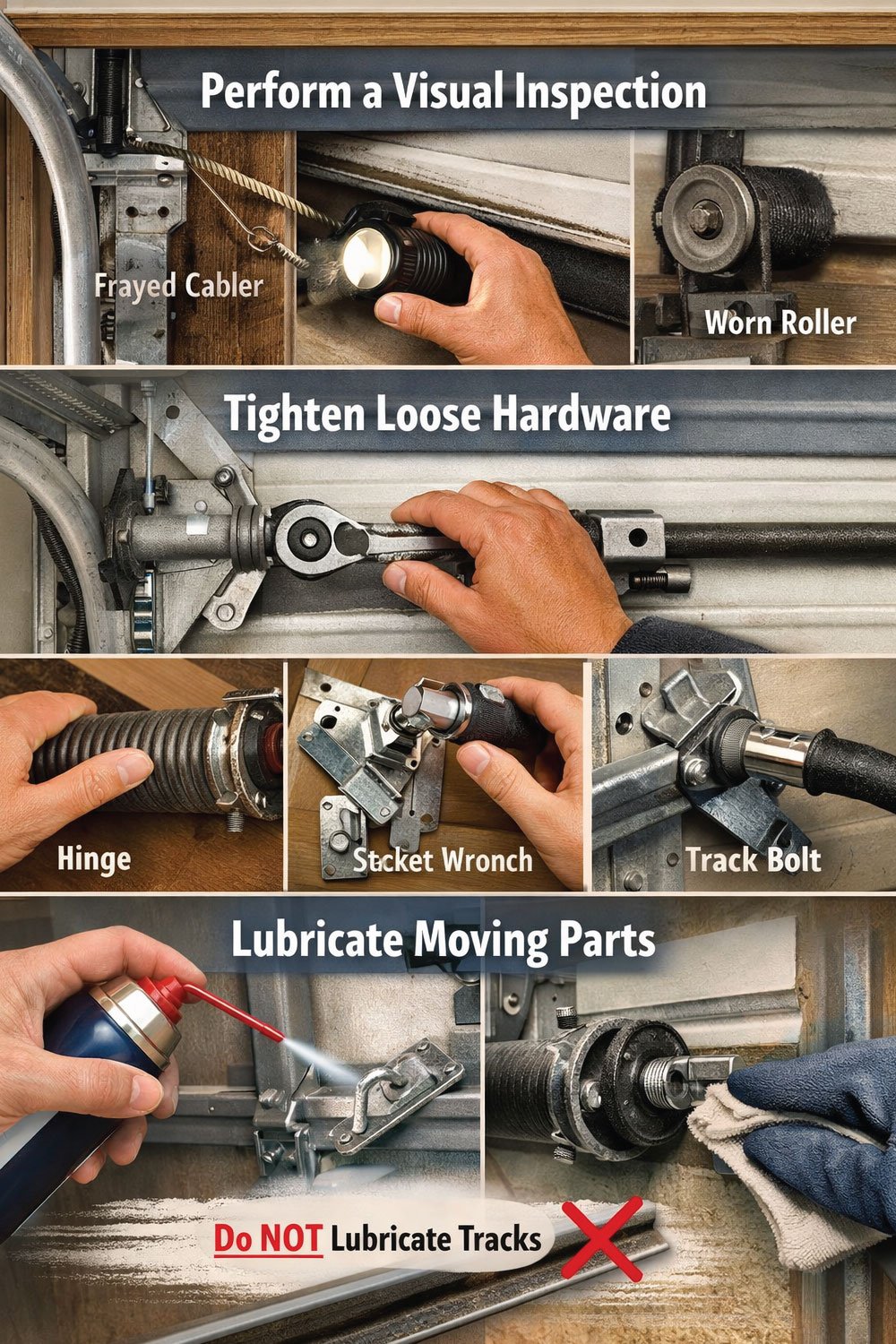 Step-by-Step DIY Garage Door Maintenance Tips