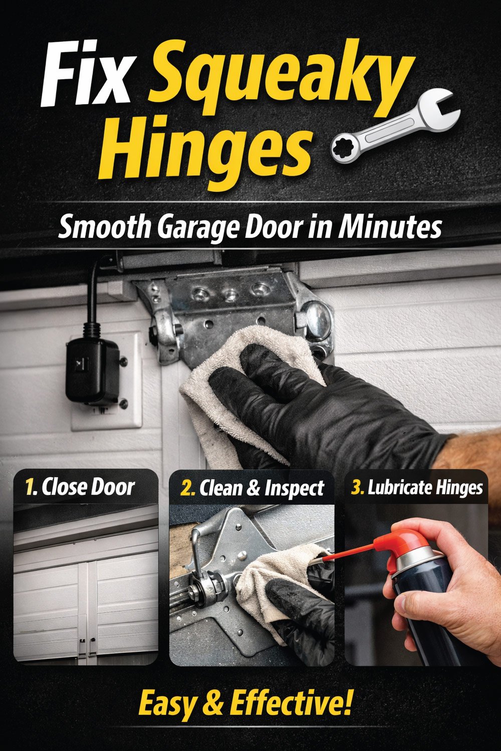 Step-by-Step Guide: How to Lubricate Garage Door Hinges