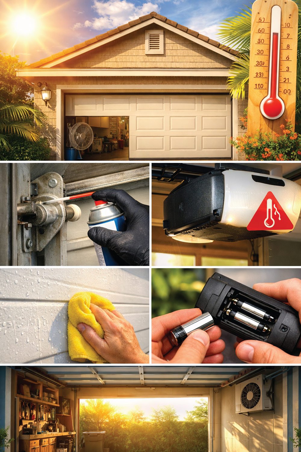 Summer Garage Door Care (Heat & Humidity Protection)