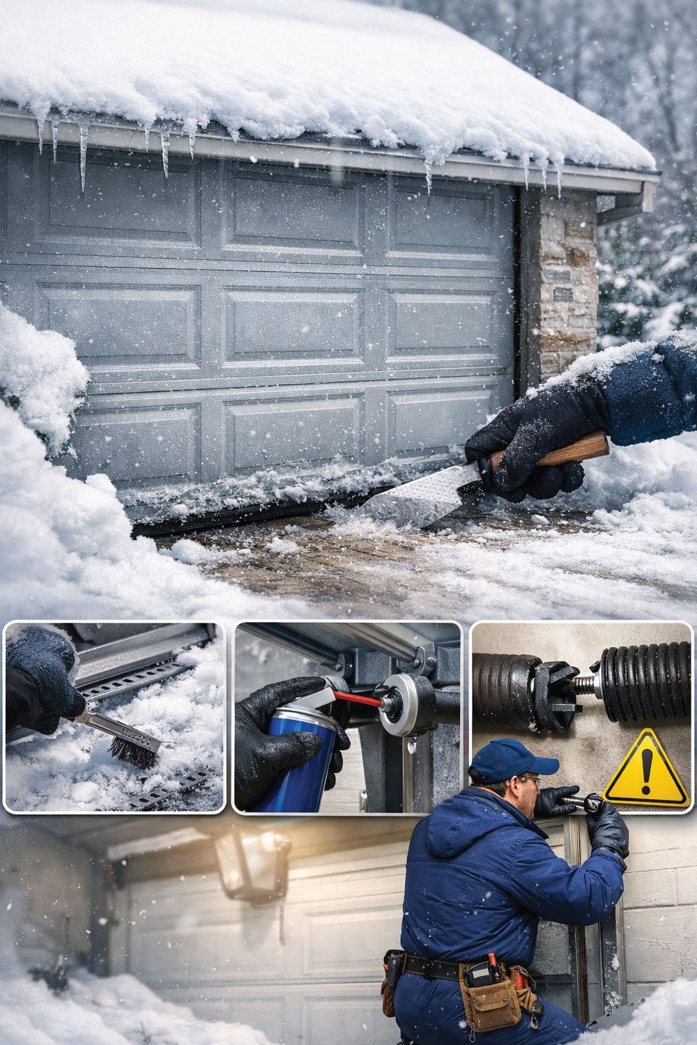 Winter Garage Door Care: Protect Against Freezing Conditions