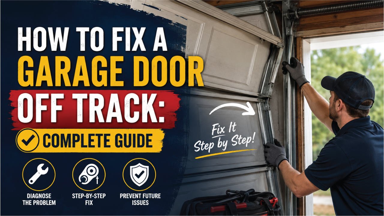How to Fix a Garage Door Off Track: Complete Guide