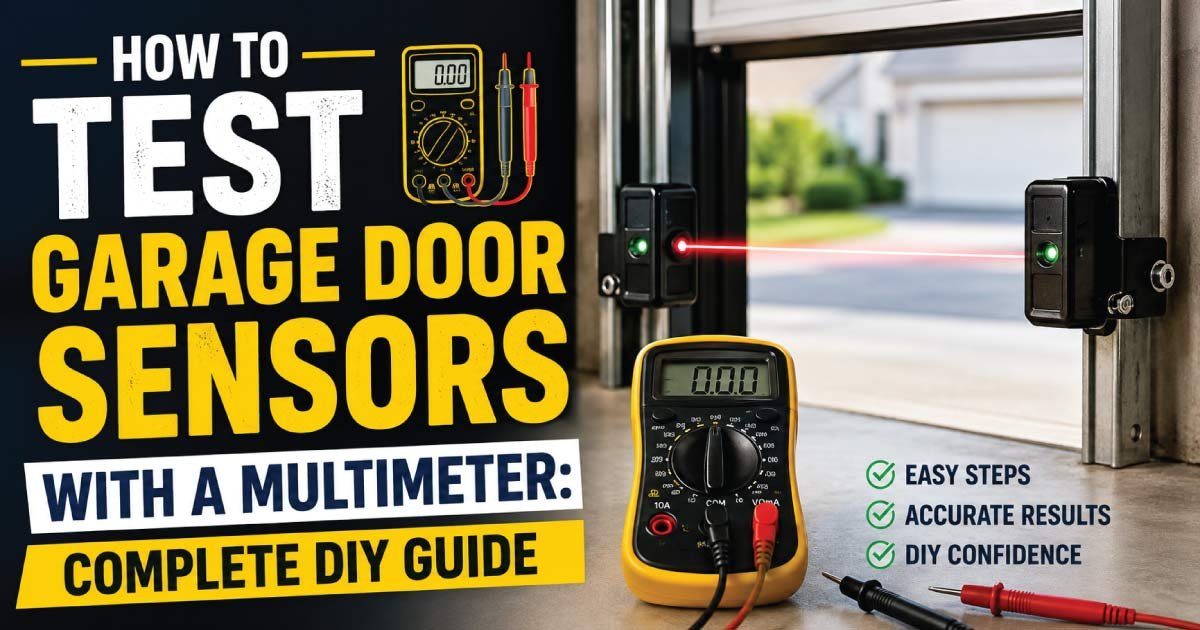 How to Test Garage Door Sensors with a Multimeter