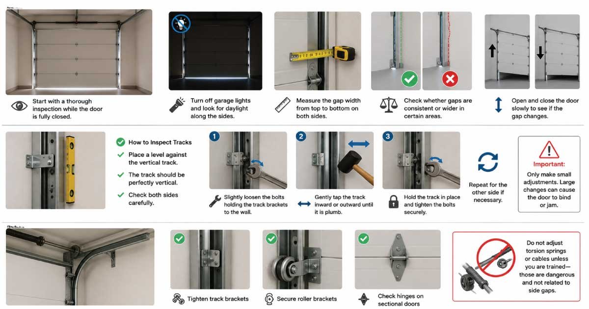 Inspect the Garage Door From Inside
