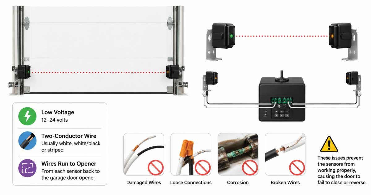Understanding Garage Door Safety Sensor Wires