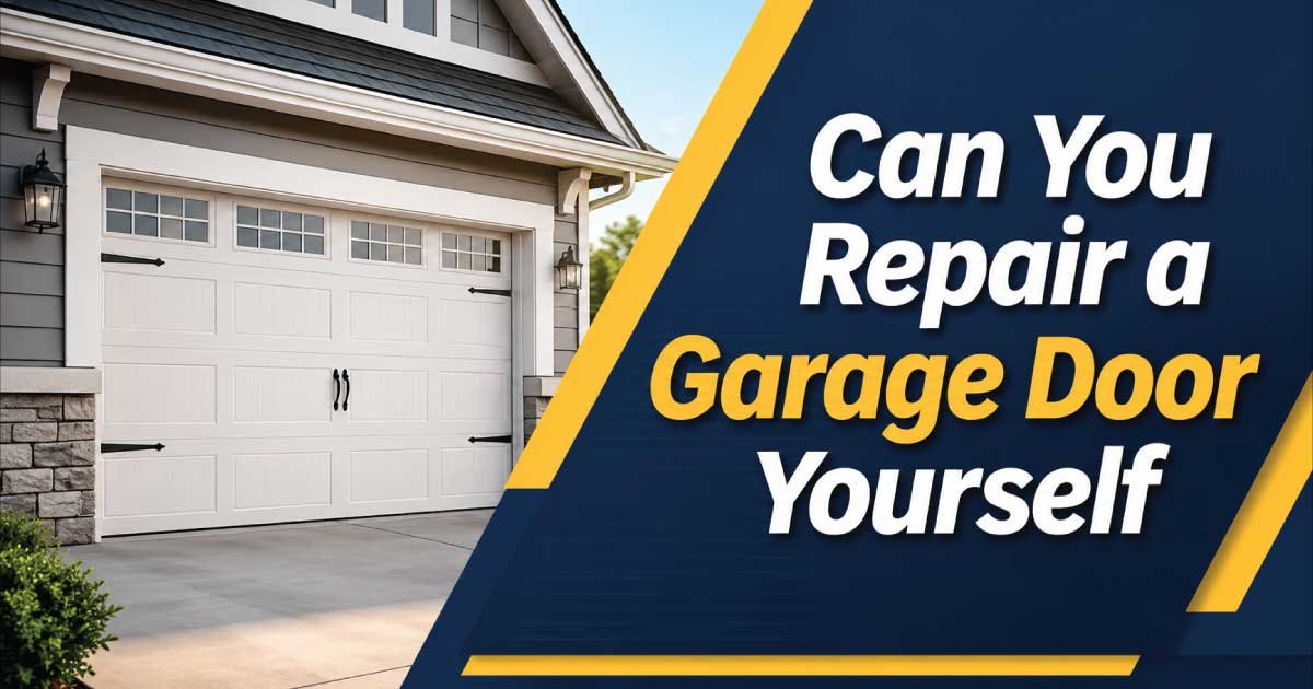 Can You Repair a Garage Door Yourself