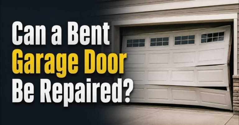 Can a Bent Garage Door Be Repaired