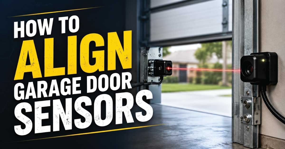 How to Align Garage Door Sensors