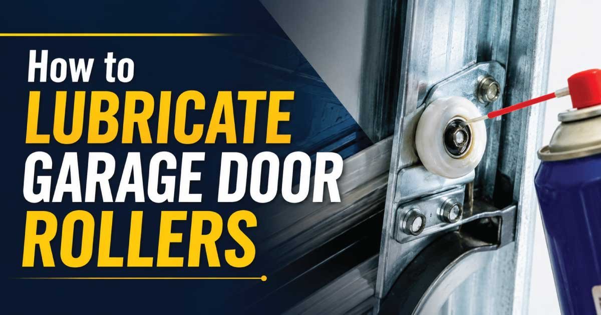 How to Lubricate Garage Door Rollers