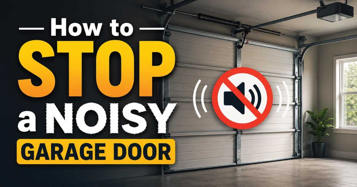 How to Stop a Noisy Garage Door