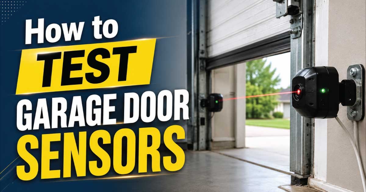 How to Test Garage Door Sensors