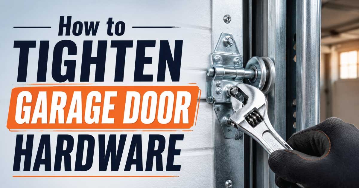 How to Tighten Garage Door Hardware