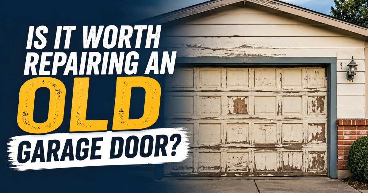 Is It Worth Repairing an Old Garage Door
