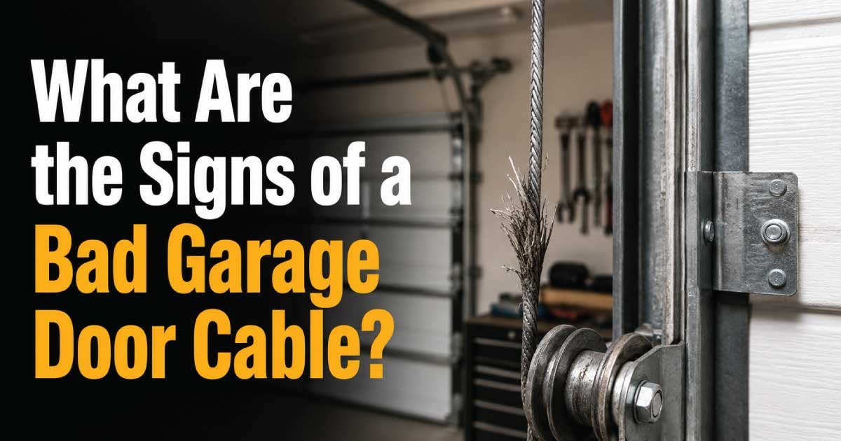 What Are the Signs of a Bad Garage Door Cable?