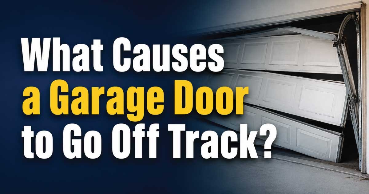 What Causes a Garage Door to Go Off Track?