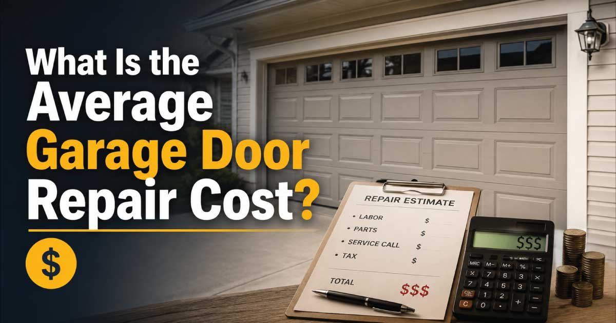 What Is the Average Garage Door Repair Cost