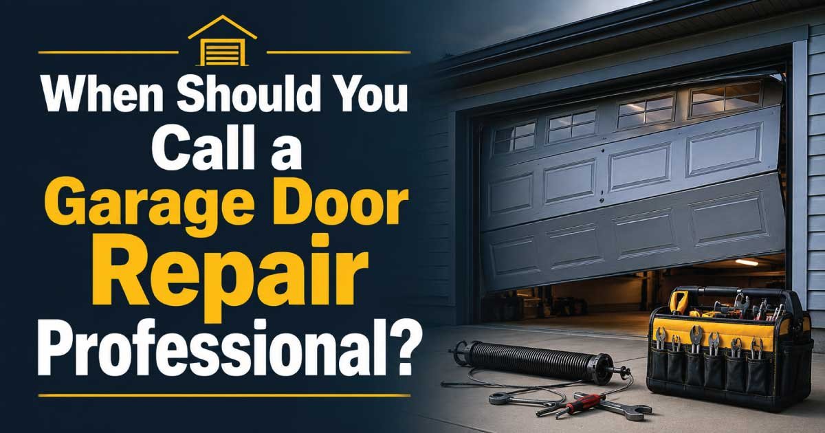 When Should You Call a Garage Door Repair Professional