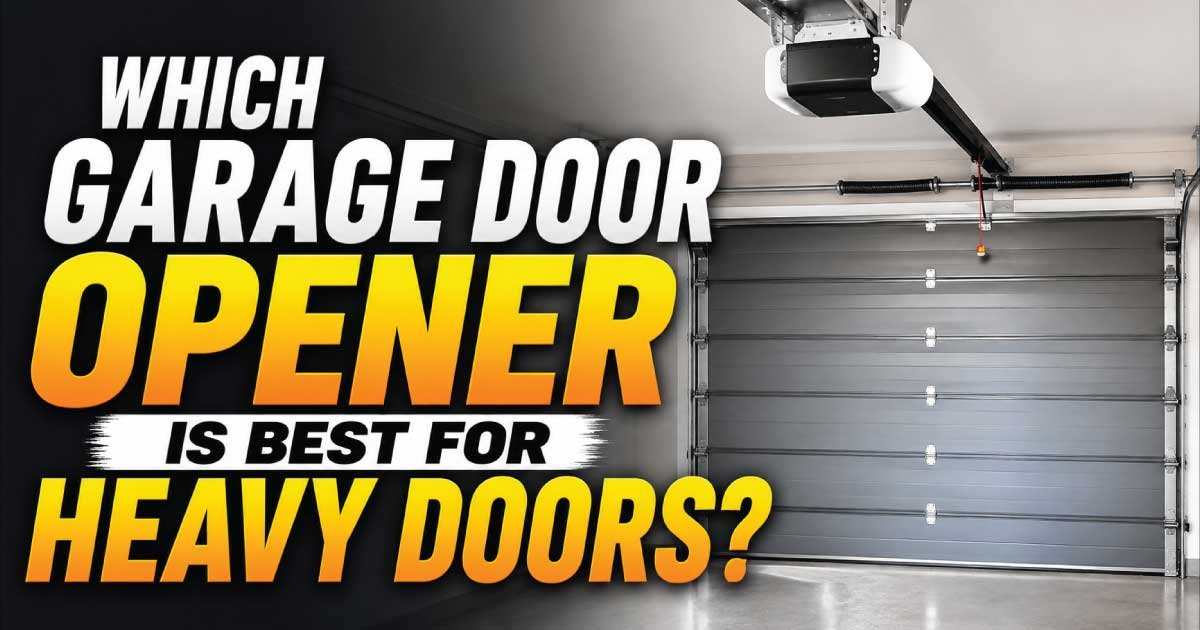 Which Garage Door Opener Is Best for Heavy Doors