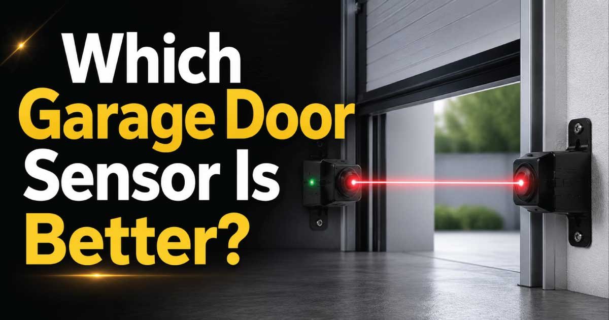 Which Garage Door Sensor Is Better