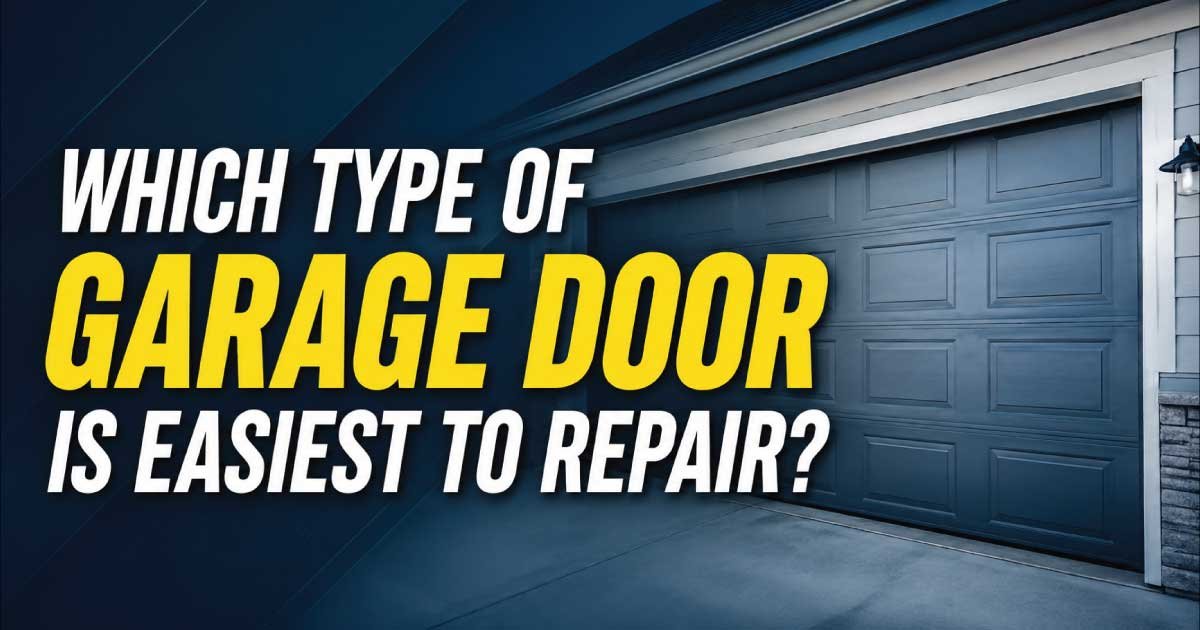 Which Type of Garage Door Is Easiest to Repair