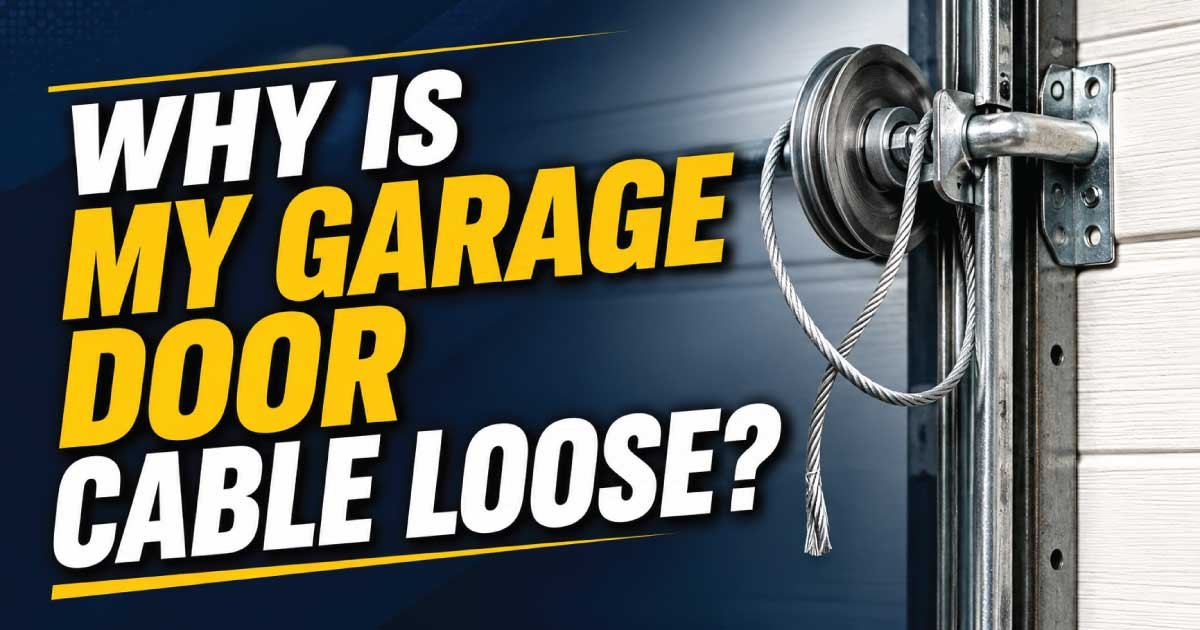 Why Is My Garage Door Cable Loose