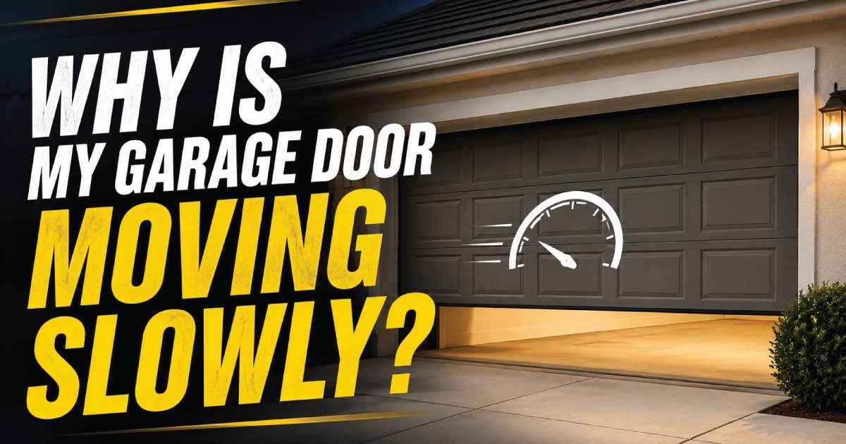 Why Is My Garage Door Moving Slowly