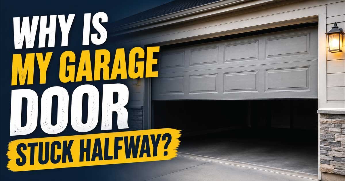 Why Is My Garage Door Stuck Halfway